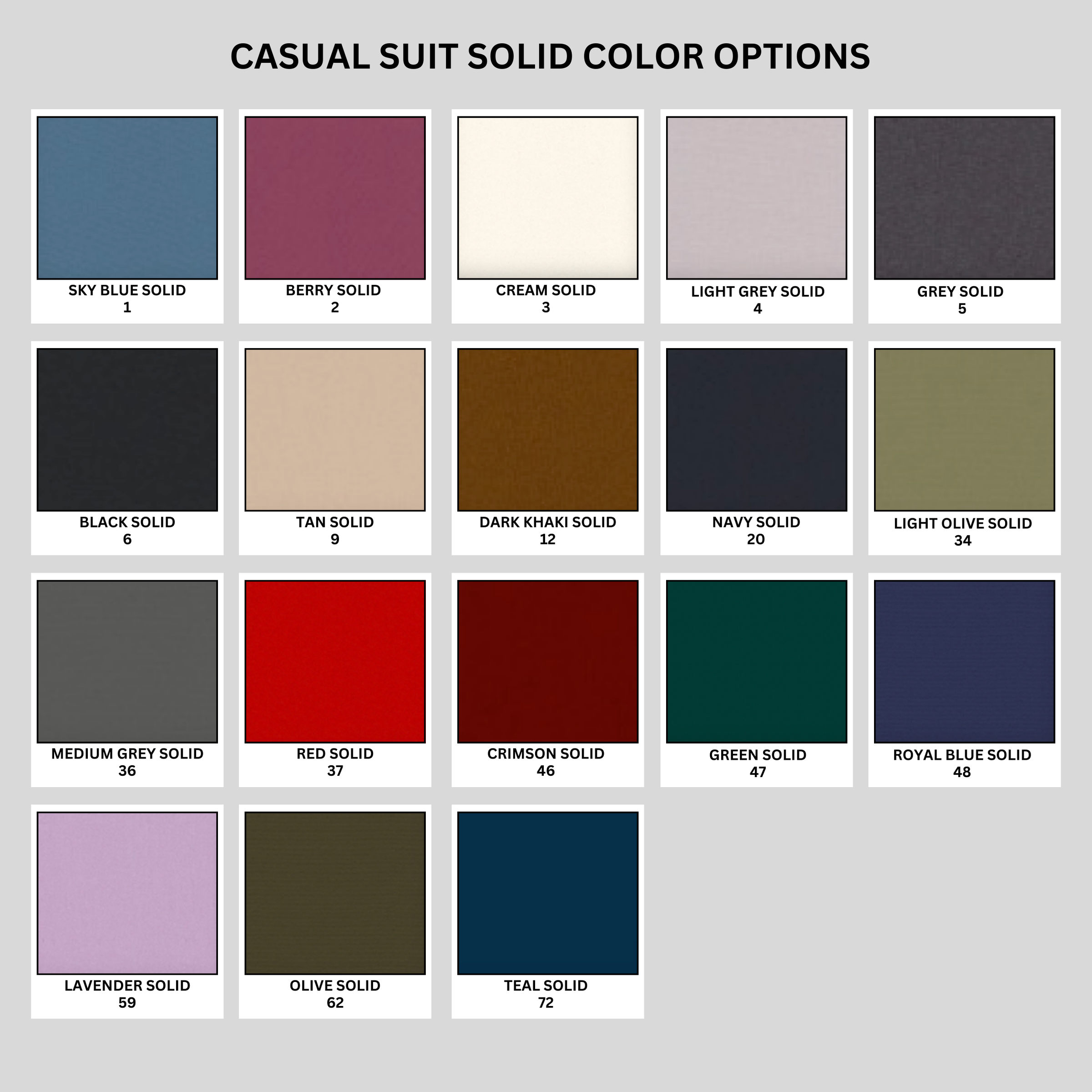 Cust Color 2 Piece Casual Solid Color Suit | Christopher Cuozzo, LLC