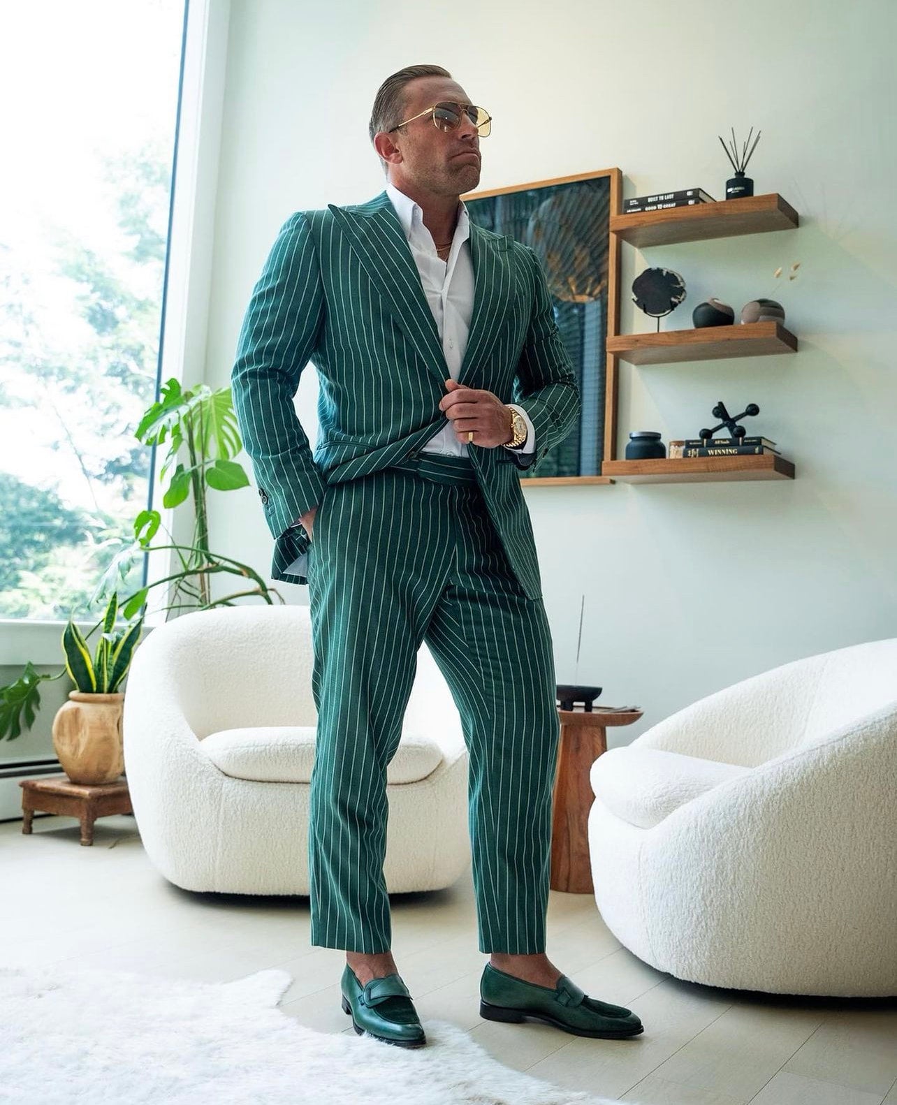 Pinstripe Suit | Christopher Cuozzo, LLC